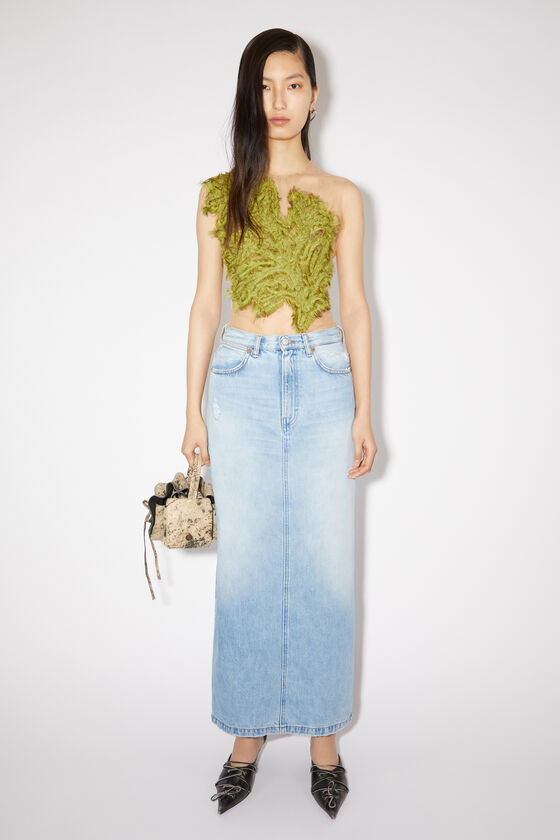 (image for) Environmentally Friendly Mid-length denim skirt